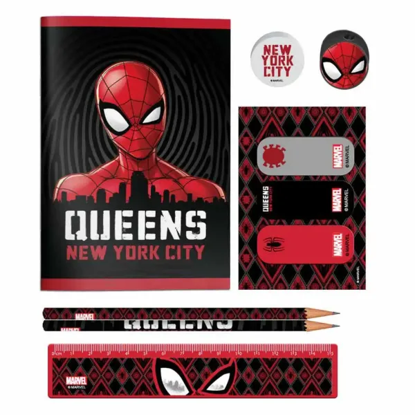 imagen de Luna: Set de papelería de Spider-Man en bolsa de PVC 2