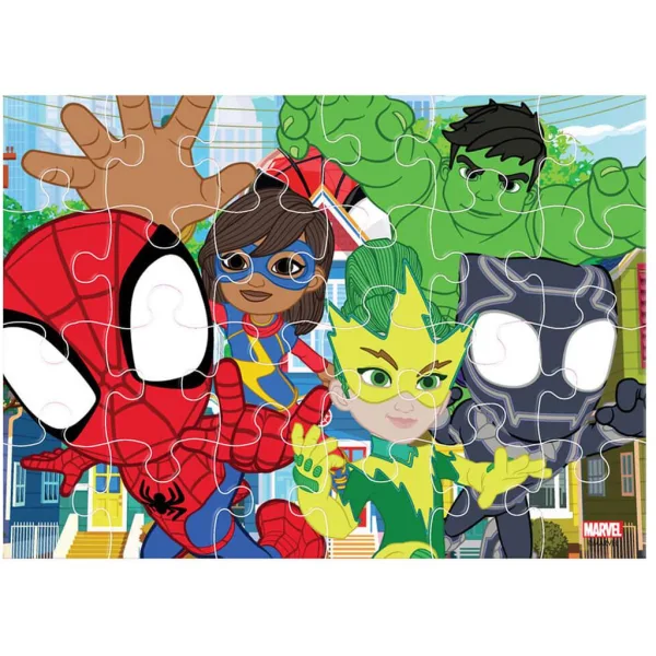 imagen de Luna: Spidey 4 en 1 12-15-20-24 piezas puzzle 5