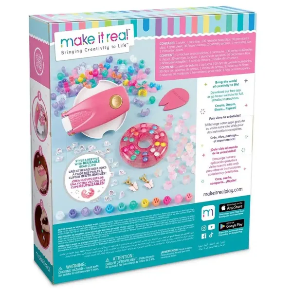 imagen de Make It Real: Belleza, brillantes cuentas para el cabello set creativo 2
