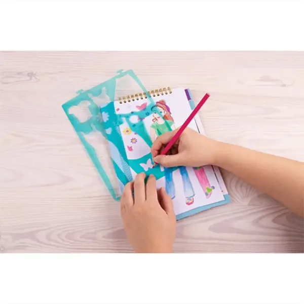 imagen de Make It Real: Cuaderno de bocetos de diseño de moda floreciente 2