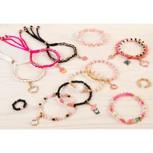imagen de Make It Real: Juicy Couture rosa y brillante set de creación de joyas 4