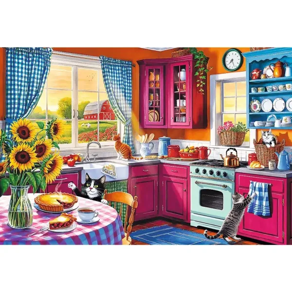 imagen de Mañana en la cocina puzzle de 300 piezas Easy Piece - Trefl 2