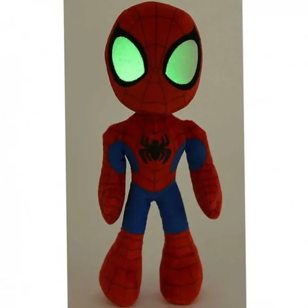 imagen de Marvel: Amigos Asombrosos - Spider-Man Figura de Peluche Póki con Ojos que Brillan en la Oscuridad 25cm 3