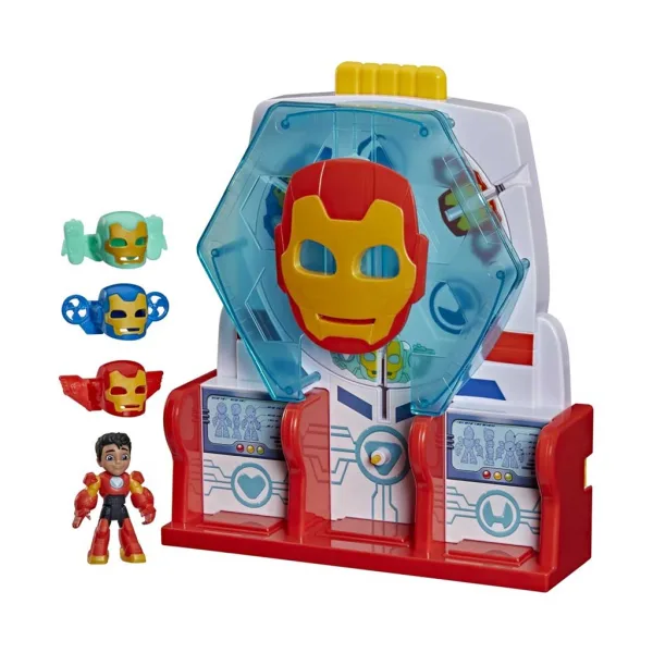 imagen de Marvel Iron Man y sus increíbles amigos - Juego de sala de armaduras - Hasbro 2