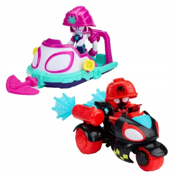 imagen de Marvel: Spider-Man y sus maravillosos amigos Rescue Webs Patrol set de juego - Hasbro 3