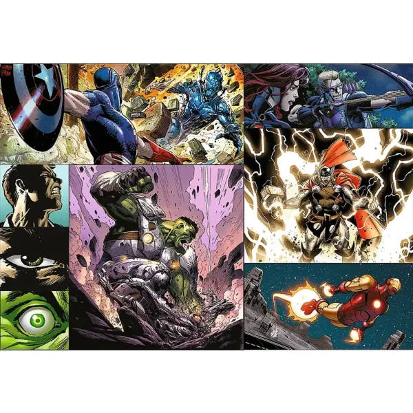 imagen de Marvel: Puzzle de 4x250 piezas de los Vengadores - Trefl 5