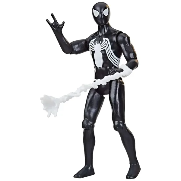 imagen de Marvel: Spider-Man - Traje de Simbiótico Hombre Araña Negro figura de acción 10 cm - Hasbro 2