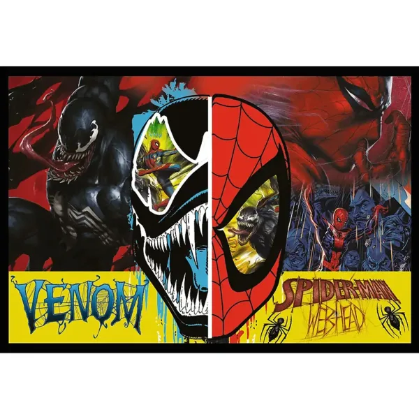 imagen de Marvel: Spider-Man vs Venom rompecabezas de 2x200 piezas - Trefl 3