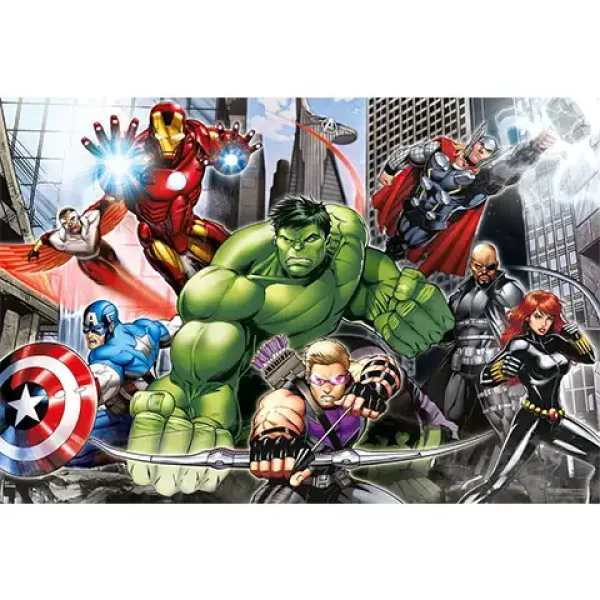 imagen de Marvel Vengadores 104 piezas Maxi Puzzle - Clementoni 2