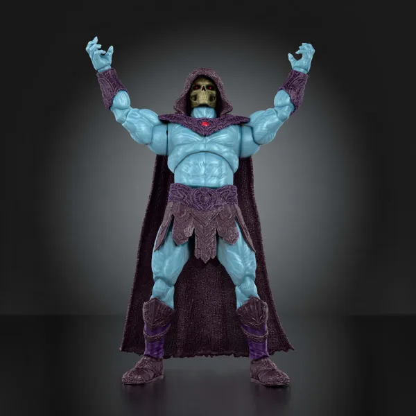 imagen de Masters of the Universe: Los defensores del universo figura de acción deluxe Skeletor Cara de Hueso - Mattel 3
