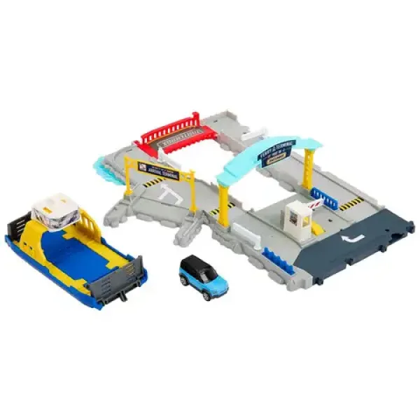imagen de Matchbox: Juego de muelle de ferry con cochecito - Mattel 2