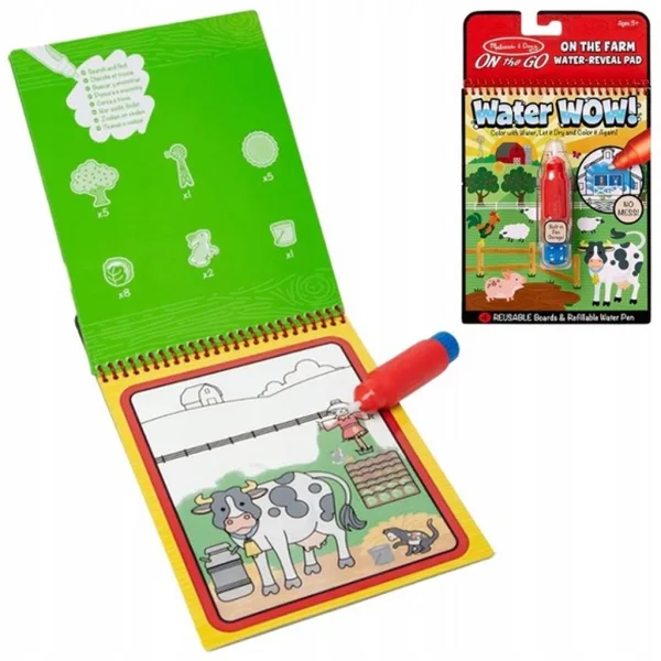 imagen de Melissa&Doug: Water WOW! dibujo con agua - Granja - Spin Master 2