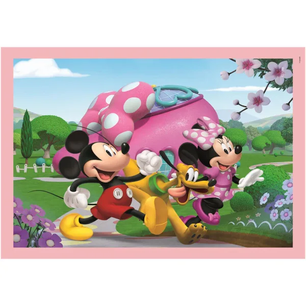 imagen de Mickey y sus amigos rompecabezas Supercolor 4 en 1 - Clementoni 4