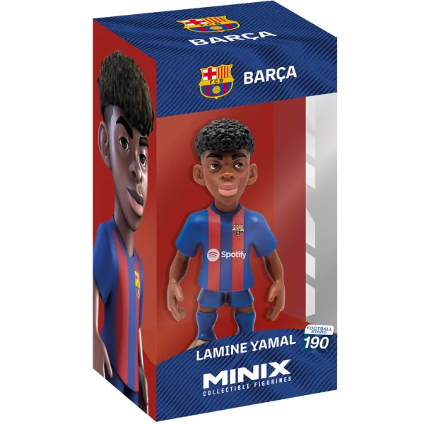 imagen de Minix: FC Barcelona - Figura de acción del futbolista Lamine Yamal 12cm 1