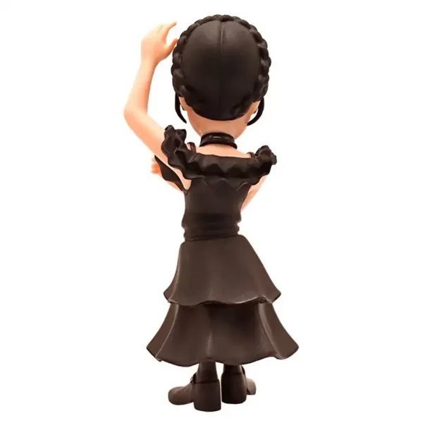 imagen de MINIX - Figura de personaje premium de Wednesday Adams en vestido de baile de 12 cm 3