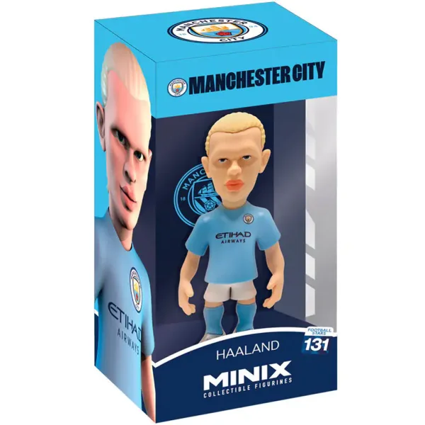 imagen de Minix: Manchester City - Figura de acción de futbolista Haaland 12cm 1