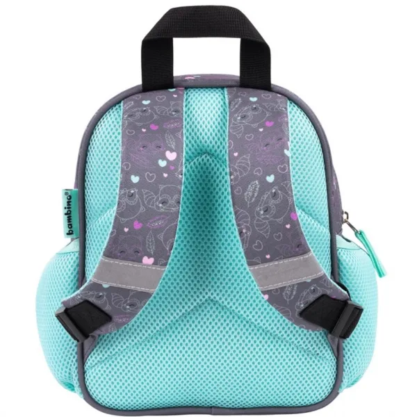 imagen de Mochila de guardería de mapache Bambino 27x21x12,5cm 2
