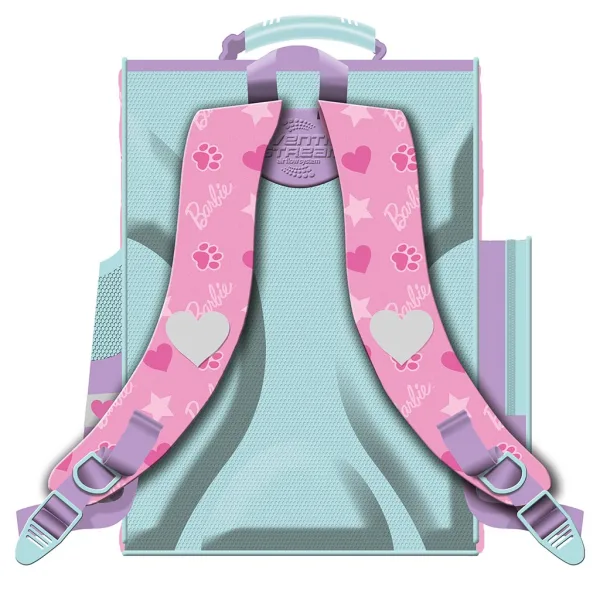 imagen de Mochila escolar ergonómica Barbie, mochila 35,5x27,5x16cm 2