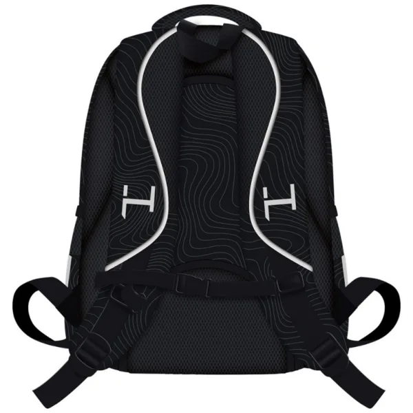imagen de Mochila escolar negra de 4 compartimentos K-POP Demon Hunters, mochila BPL60 43x32x20 cm 2