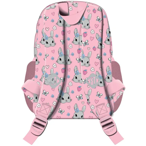imagen de Mochila escolar St.Right Cute Rabbit con conejitos, mochila BP70 32x22x11,5cm 2