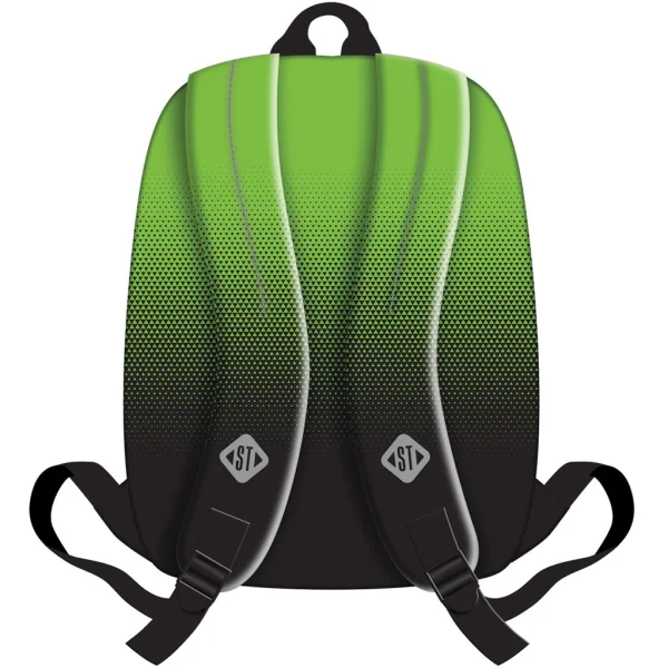 imagen de Mochila escolar St.Right Green Gradien, mochila BP33 40x31x17 cm 2