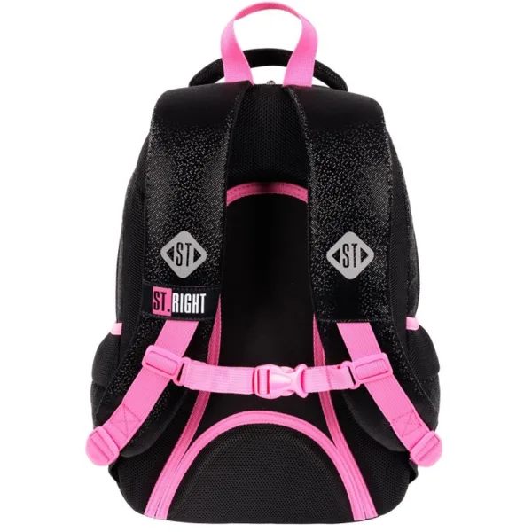 imagen de Mochila St.Right Black Glitter, mochila BP26 39x27x17cm 2