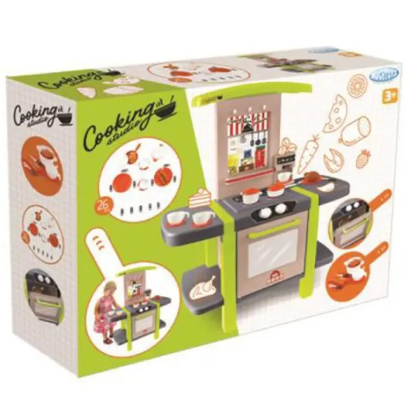 imagen de Mochtoys: Cocina de estudio set de juego de 26 piezas 80x42x101cm 2