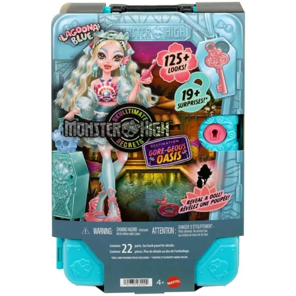 imagen de Monster High Secretos de Amigos Monstruosos: Viaje Espantoso Muñeca Lagoona Blue - Mattel 2