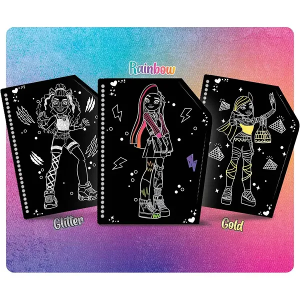 imagen de Monster High: Set de creación de rasguños Monster Hug - Lisciani 2