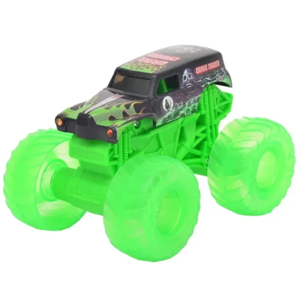 imagen de Monster Jam: Camión monstruo iluminado Grave Digger – 1/43 - Spin Master 2