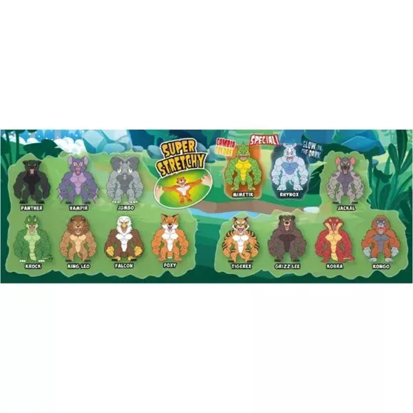 imagen de Monsterflex Animales Salvajes - figuras extensibles en varias versiones 1ud 6