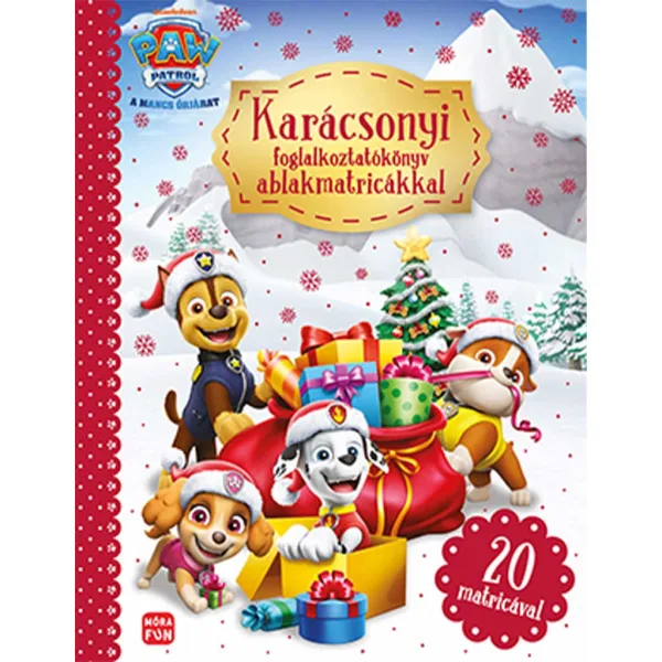 imagen de Móra: La Patrulla Canina – Libro de actividades navideñas con pegatinas de ventana 1