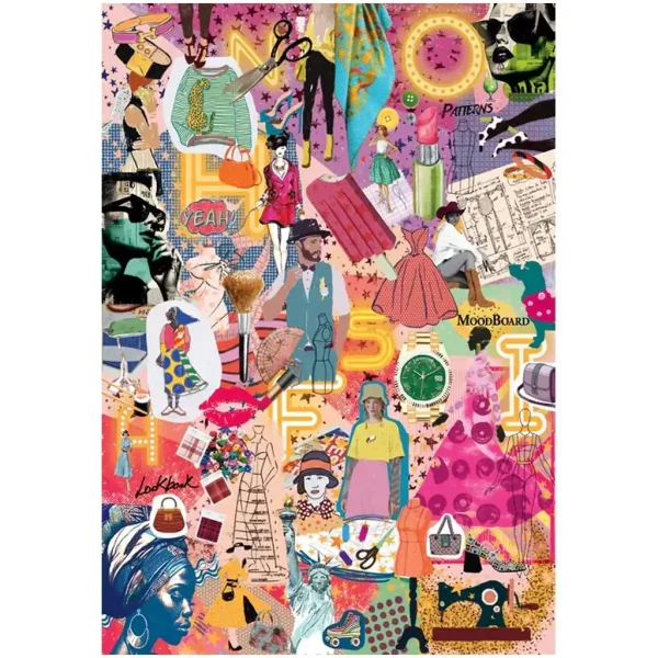 imagen de More is More: Moda y diseño rompecabezas de 1000 piezas - Clementoni 2