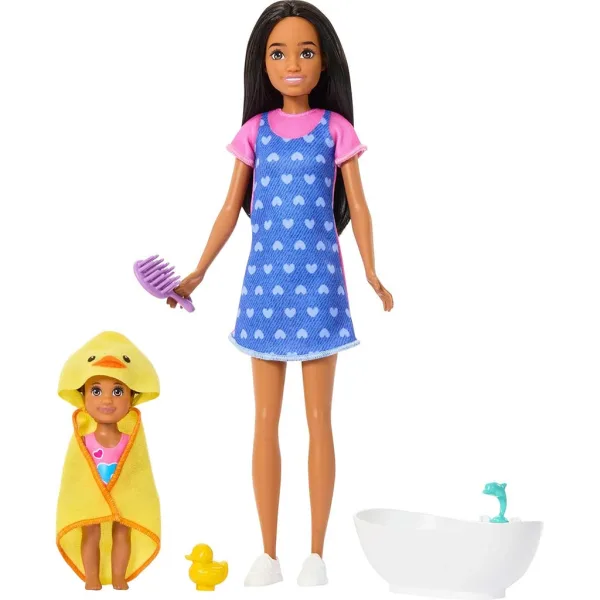imagen de Muñeca Barbie con vestido de corazones - Mattel 3