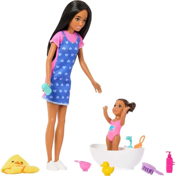imagen de Muñeca Barbie con vestido de corazones - Mattel 4