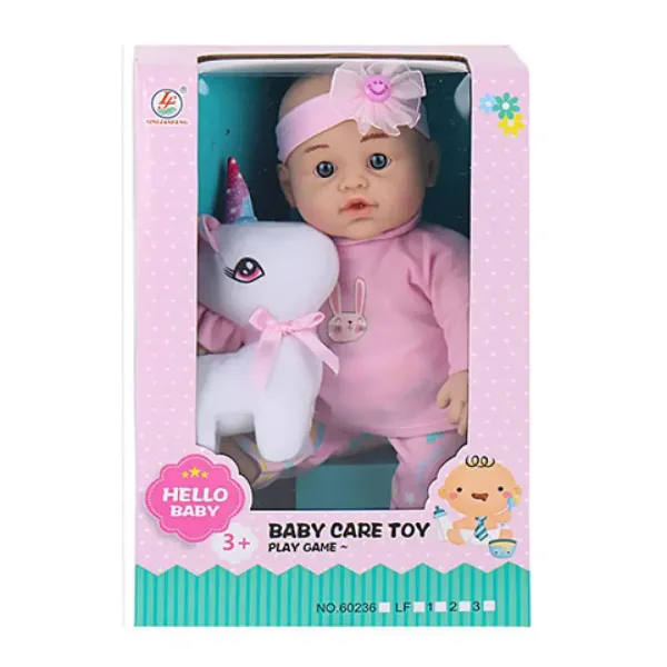 imagen de Muñeca con animalito de 30cm de varias variedades 1ud 2