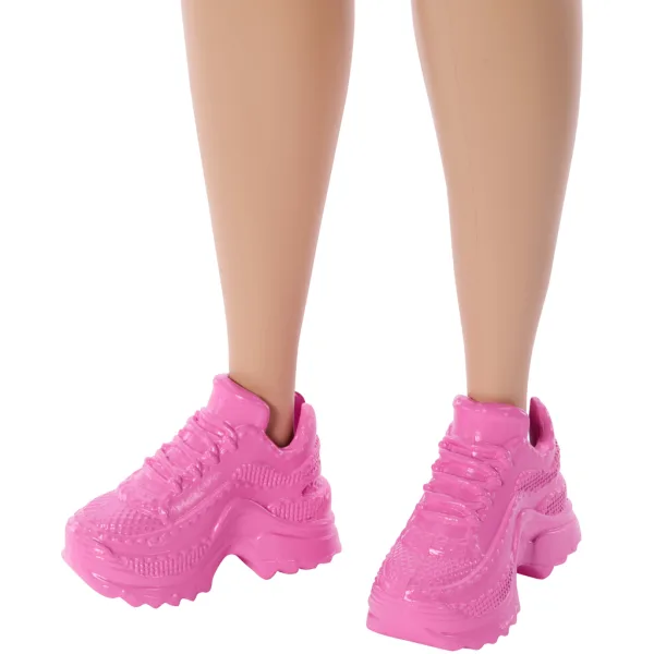 imagen de Muñeca de moda Barbie Fashionista Amigas con vestido de estrellas - Mattel 4