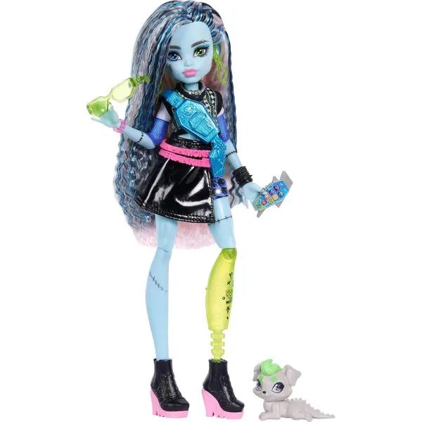 imagen de Muñeca Frankie Stein de Monster High con accesorios - Mattel 2