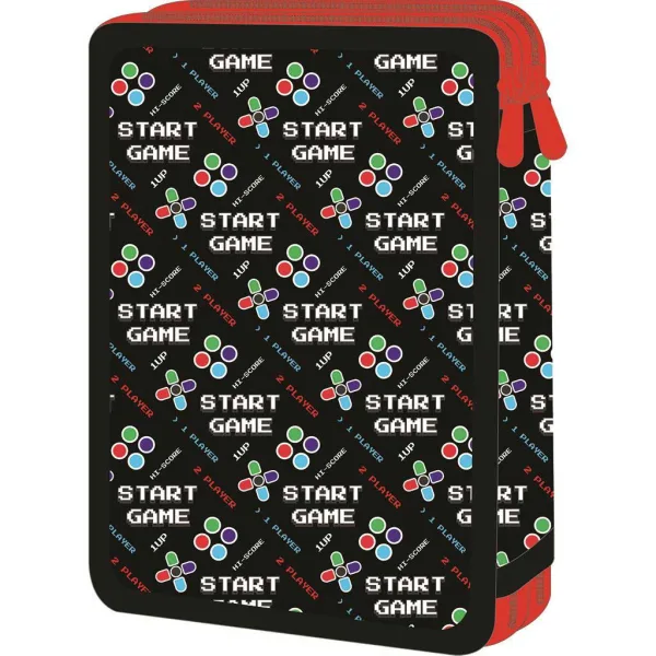 imagen de Must: Disney Gamer estuche de lápices de dos pisos 15x5x21cm 2