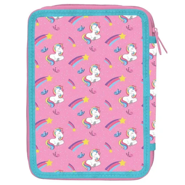 imagen de Most: Estuche de dos pisos con estampado de unicornio 15x21cm 2