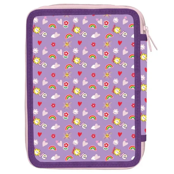 imagen de Must: Peppa Pig estuche de lápices de dos niveles 15x21x5cm 2