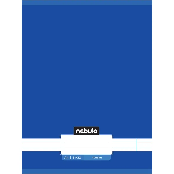 imagen de Nebulo: Cuaderno de líneas cosido color azul océano 81-32 A/4 1