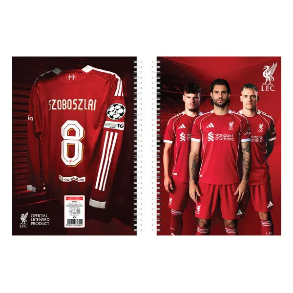 imagen de Nebulo: Libreta espiral de Liverpool de 60 hojas A/4 1ud 6