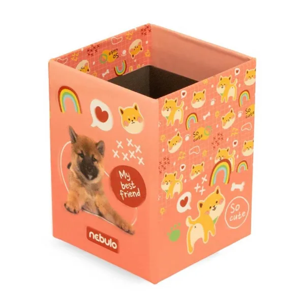 imagen de Nebulo: Vaso organizador de escritorio con diseño de perro Best Friend 1