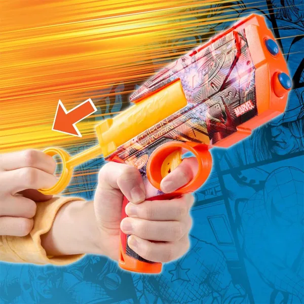 imagen de Nerf: Marvel Iron Man lanzador de espuma - Hasbro 3