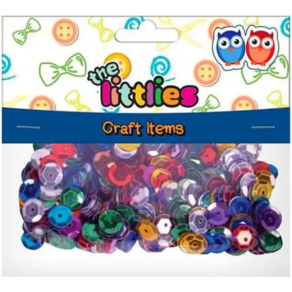 imagen de Paquete de lentejuelas de colores 10mm 13gr 1