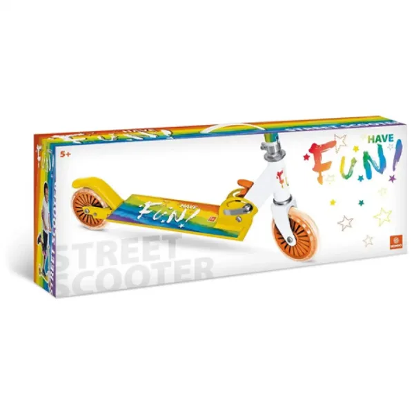 imagen de Patinete de dos ruedas con diseño de arcoíris - Mondo Toys 2