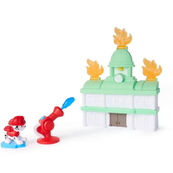 imagen de Paw Patrol: Fire Rescue set de juego de bomberos con figura de Marshall – Spin Master 4