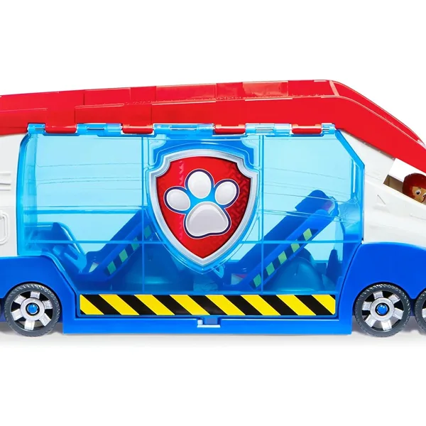 imagen de Paw Patrol: Camión de transporte de equipo de misión con sonido, figura de Ryder y su vehículo - Spin Master 7