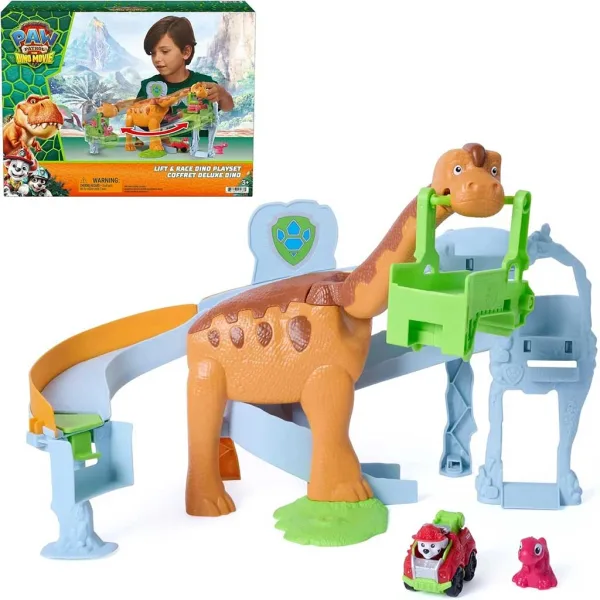 imagen de Paw Patrol Dino Movie - Gran set de juego de pista de vehículos Dino - Spin Master 2